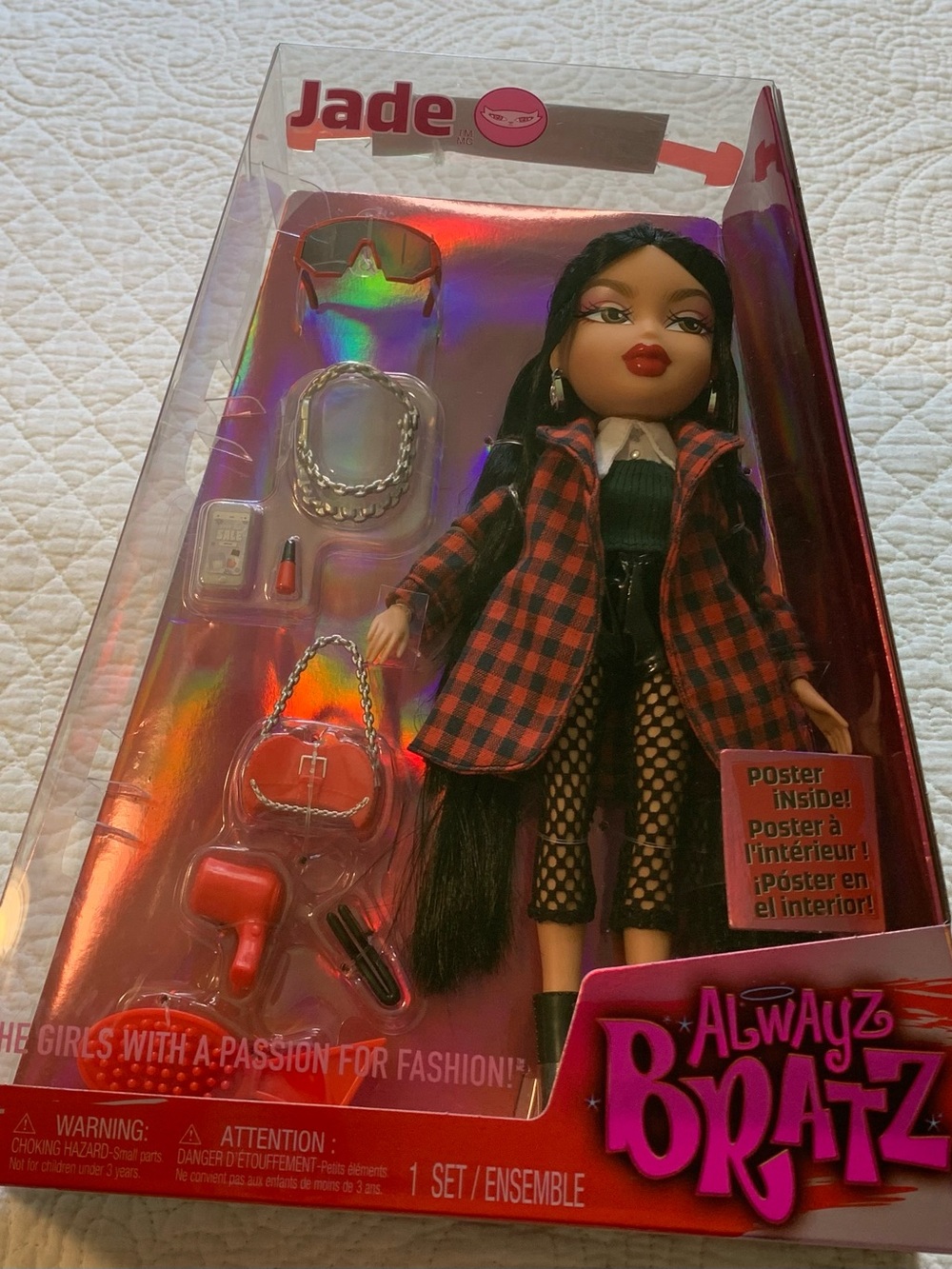Alwayz Bratz Jade Fashion Doll with 10 Accessories and Poster